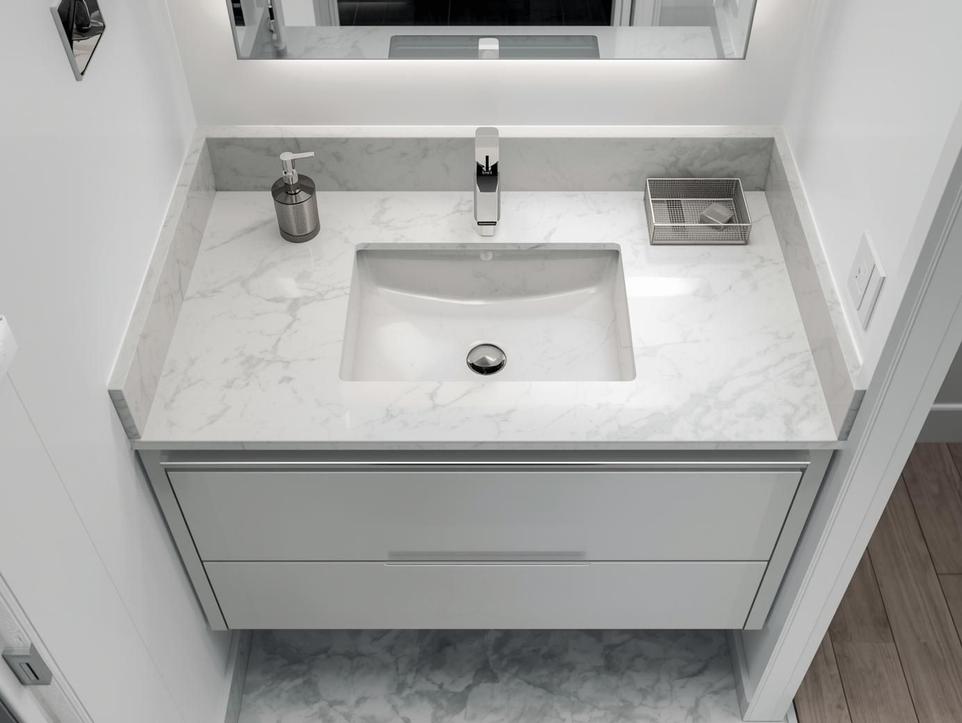 Single Sink Vanity for Compact Bathrooms