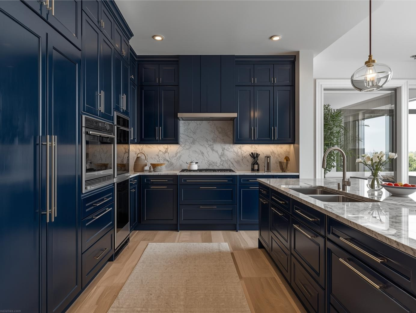 Blue Kitchen Cabinets Are Gaining Popularity