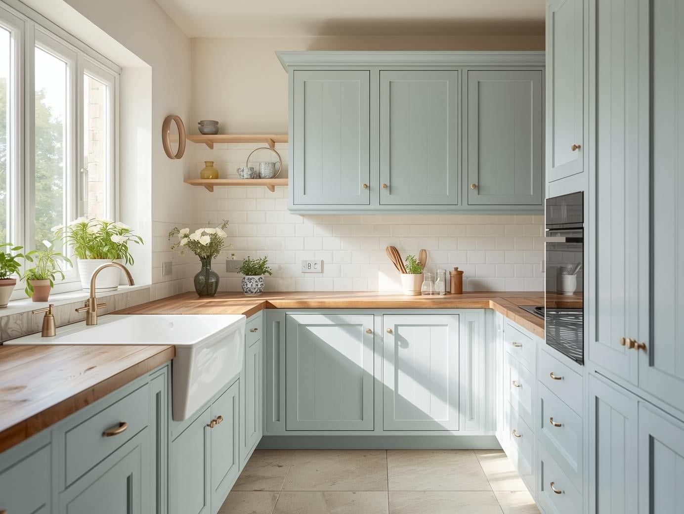 Light Blue Kitchen Cabinets for Bright and Airy Spaces