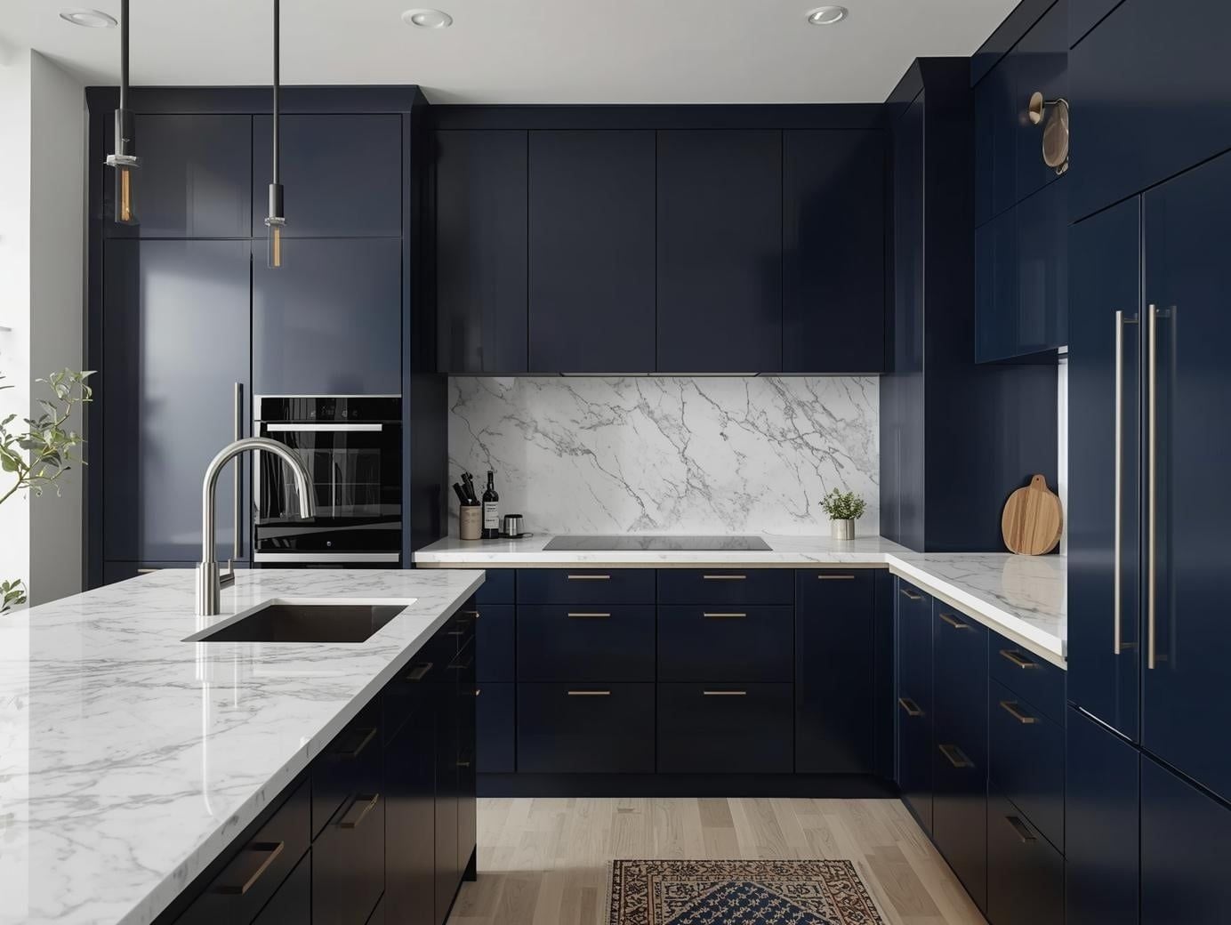 When Navy Blue Kitchen Cabinets Work Best