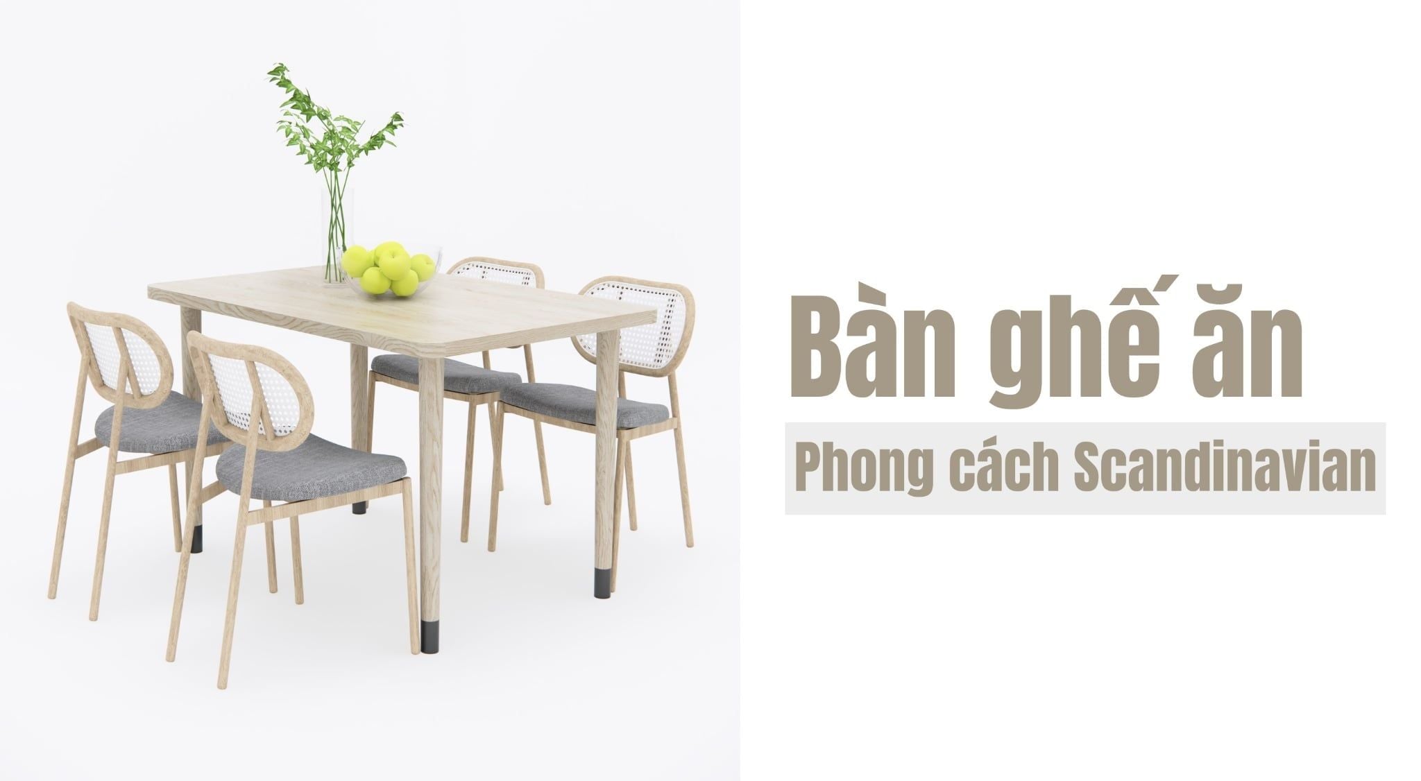 Các mẫu bàn ghế ăn theo phong cách nội thất
