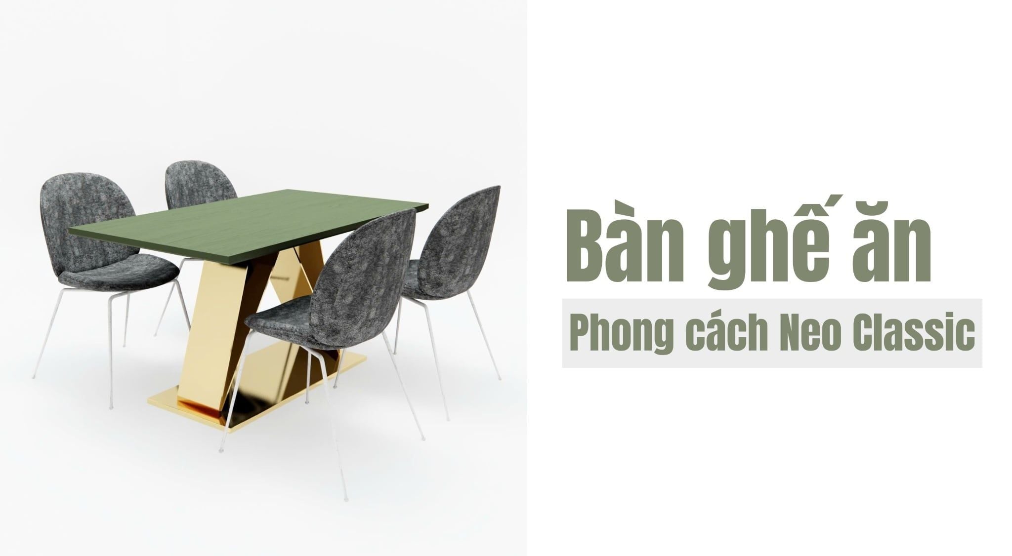 Các mẫu bàn ghế ăn theo phong cách nội thất