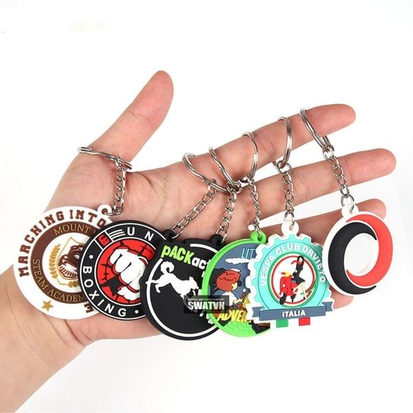 móc khóa cao su 2d, 3d