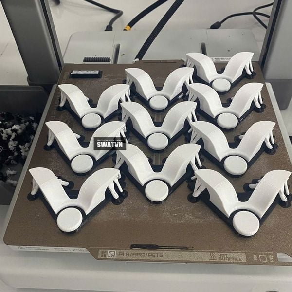 móc treo vợt cầu lông in 3d