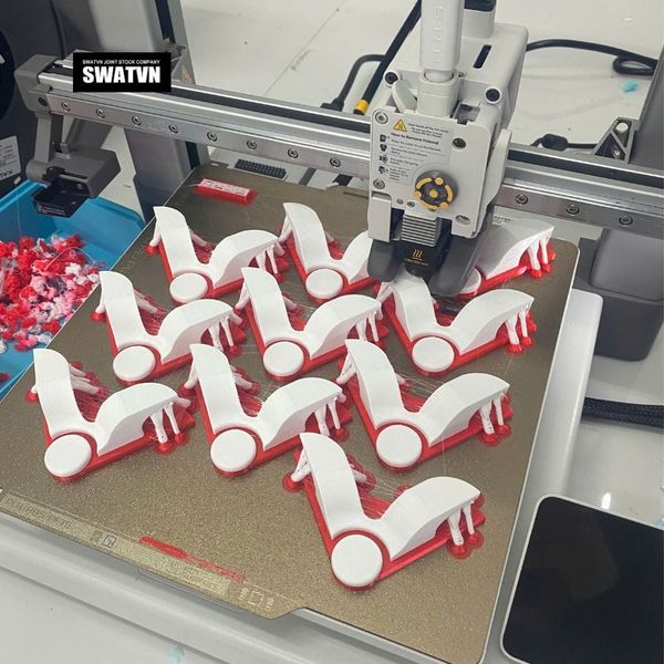 móc treo vợt in 3d