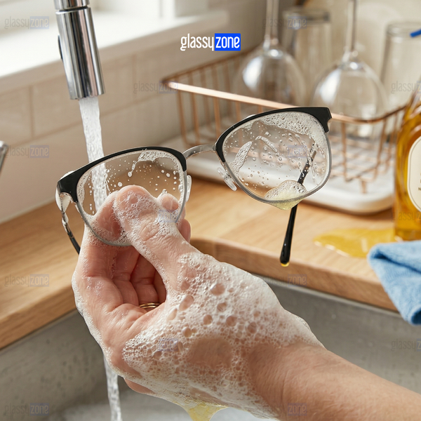 Rửa kính bằng hóa chất mạnh