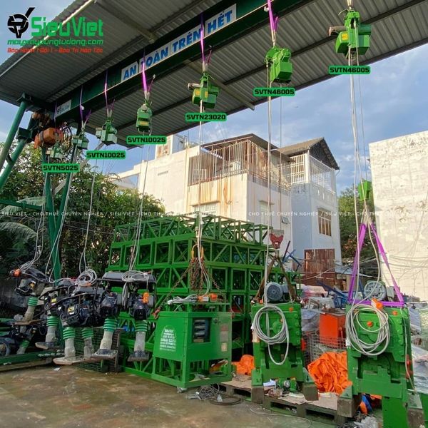 thiết bị nâng hạ - cẩu xoay 360 độ