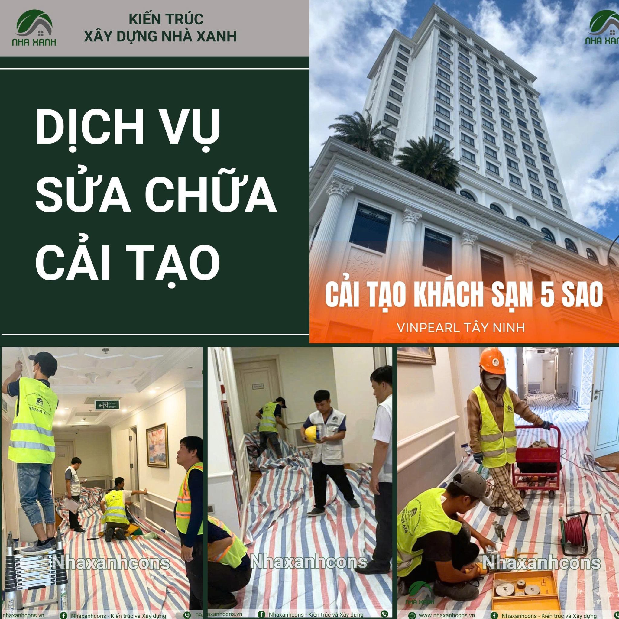Sửa chữa cải tạo khách sạn 5 sao tại Tây Ninh