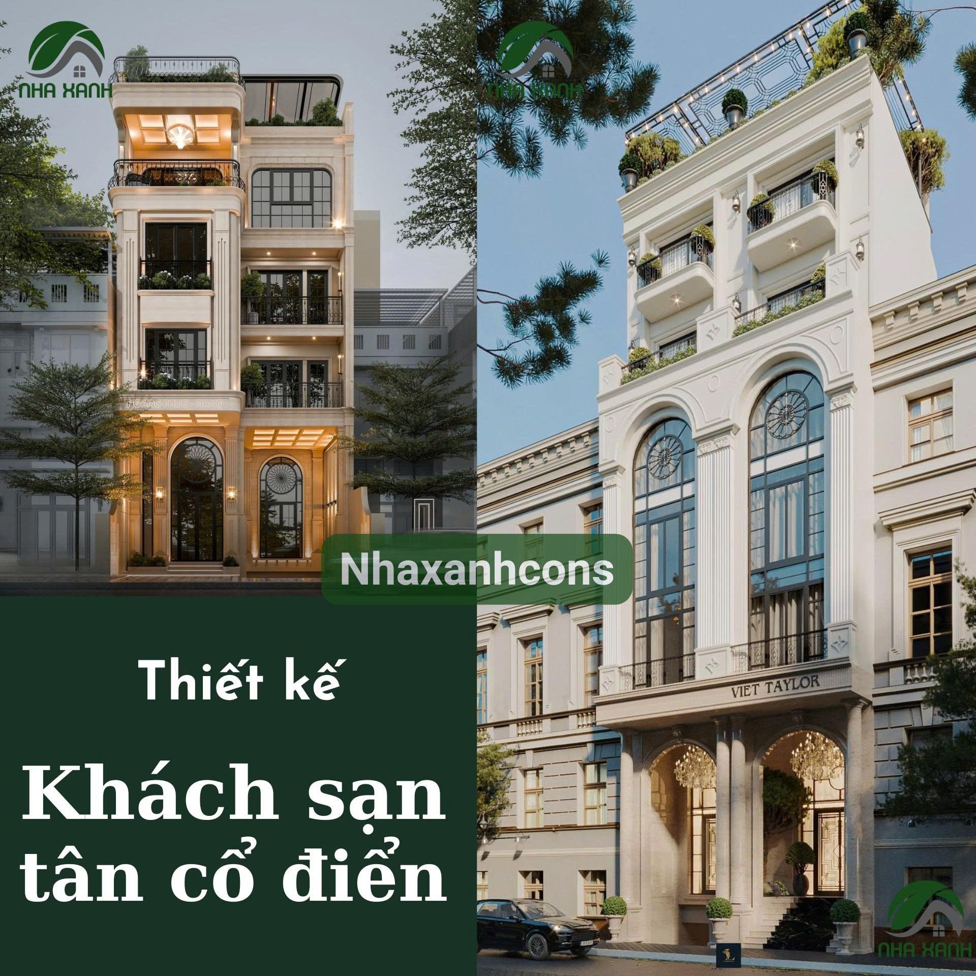 Mẫu thiết kế khách sạn tân cổ điển tại Bạc Liêu
