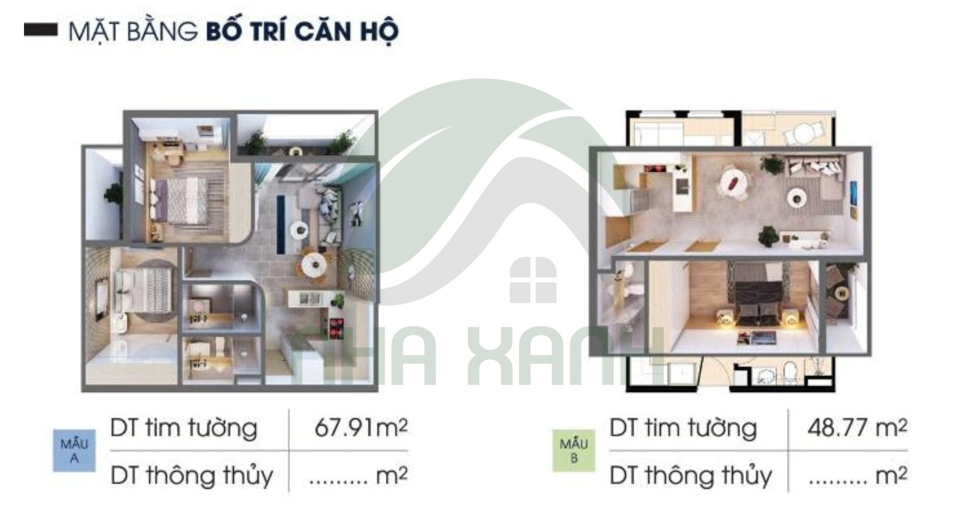 Mặt bằng bố trí căn hộ Aurora Residences phường phú định mới