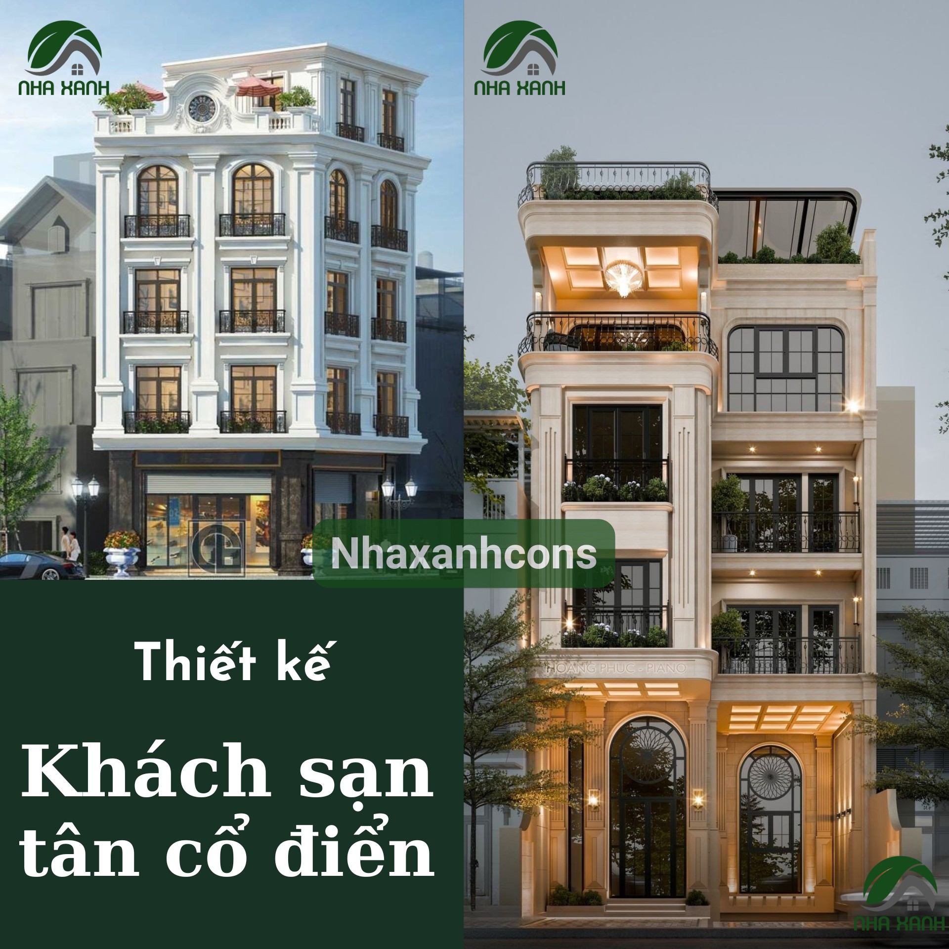 Thiết kế khách sạn tân cổ điển tại Đắk Lắk