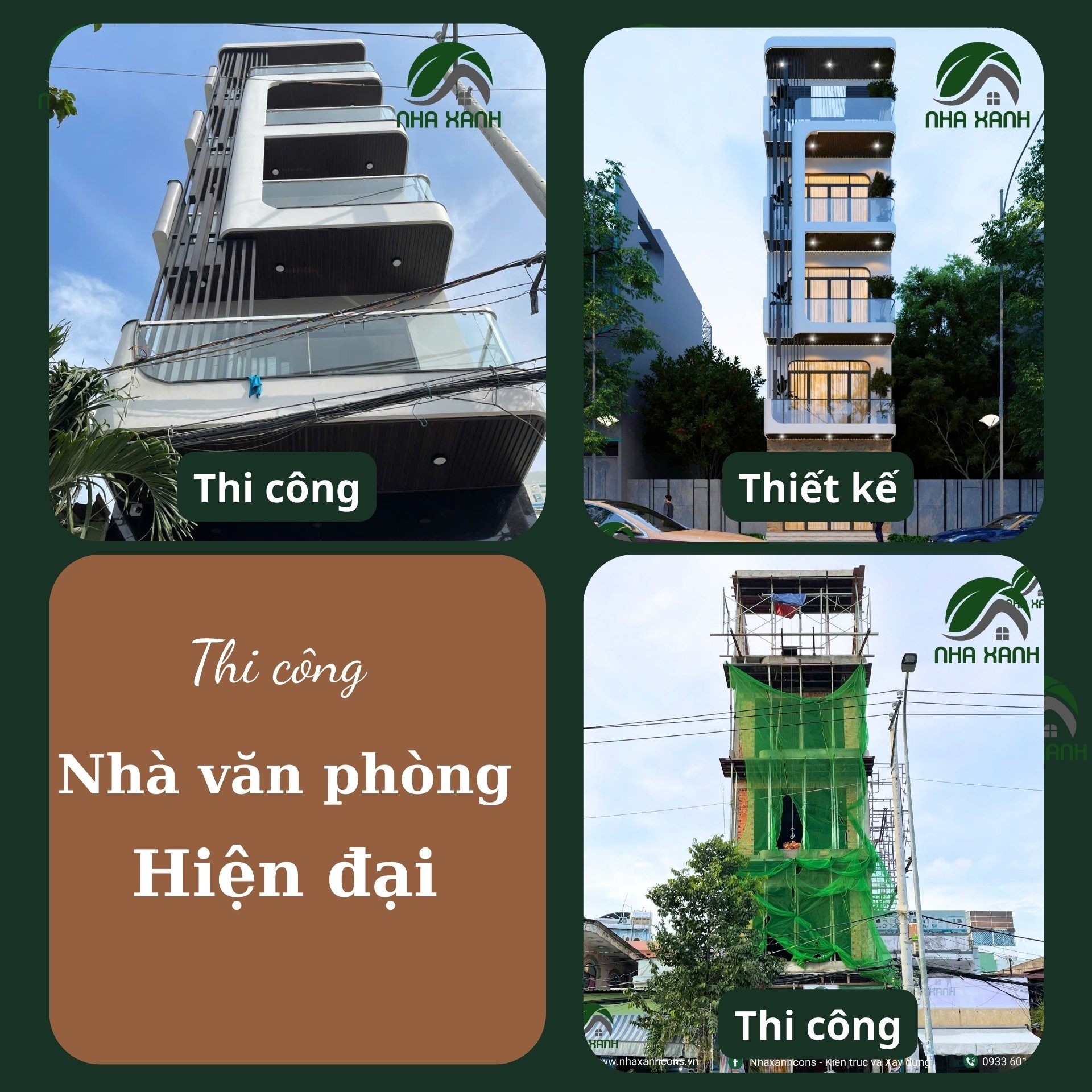 Thi công tòa nhà văn phòng tại Cà Mau