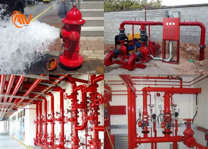 Cấu tạo của hệ thống cấp nước chữa cháy trong nhà