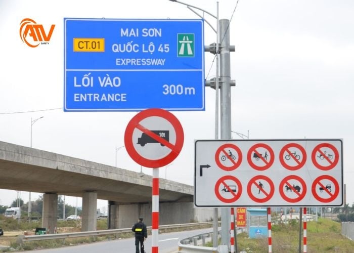 Biển báo cấm thường gặp trên đường cao tốc