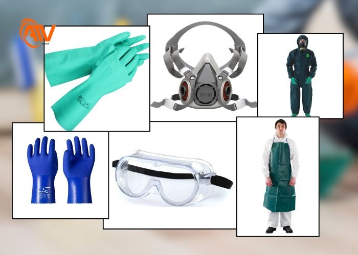 Trang bị bảo hộ khi dùng chất tẩy rửa