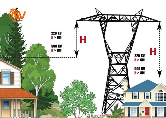 Khoảng cách an toàn của điện hạ thế