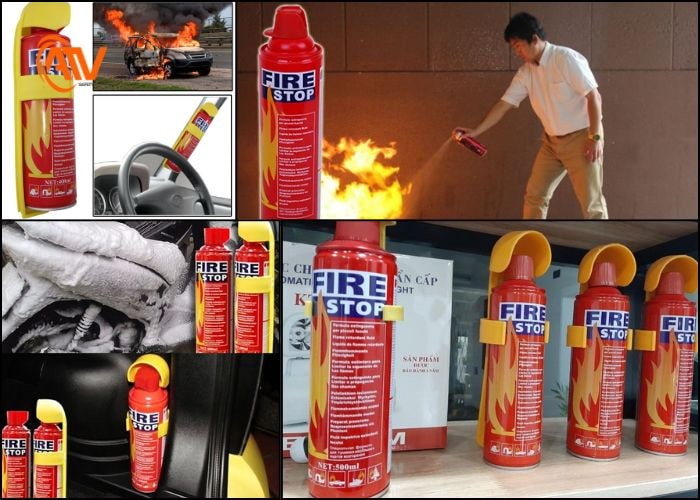 Bình chữa cháy gia đình dạng foam phù hợp