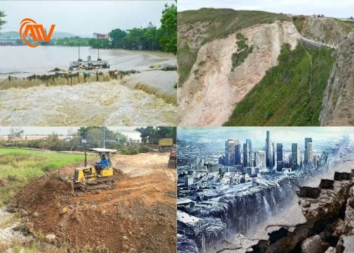 Sạt lở đất bởi nguyên nhân yếu tố tự nhiên