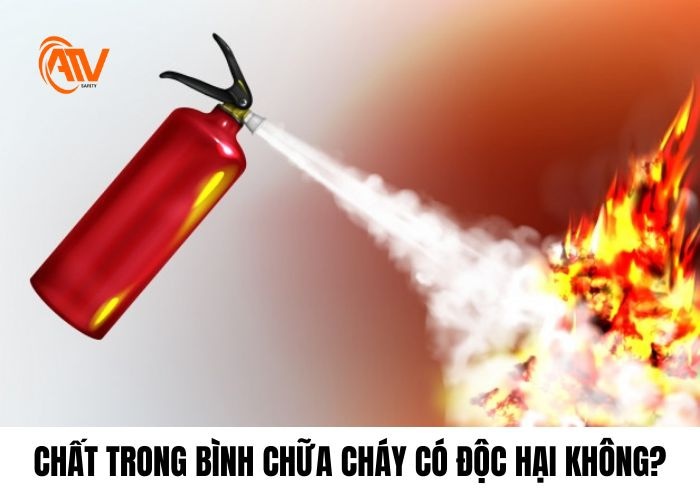 Chất trong bình chữa cháy có gây hại có sức khỏe con người không