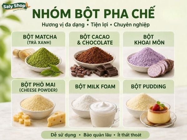 Nguyên liệu pha chế là tập hợp tất cả các thành phần được sử dụng để tạo ra một ly đồ uống hoàn chỉnh