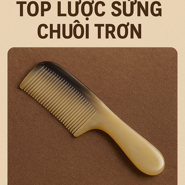 Lý Giải Sức Hút Của Top Lược Sừng Chuôi Trơn