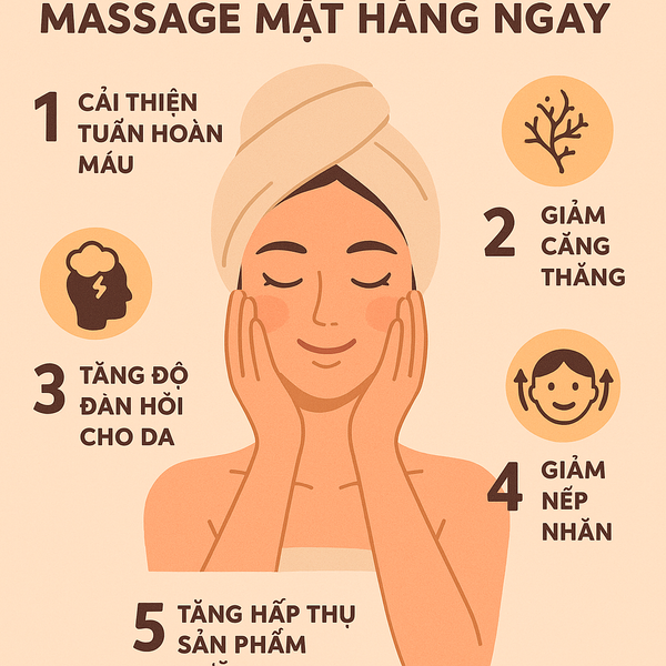 5 Lợi Ích Vượt Trội Khi Duy Trì Thói Quen Massage Mặt Hàng Ngày