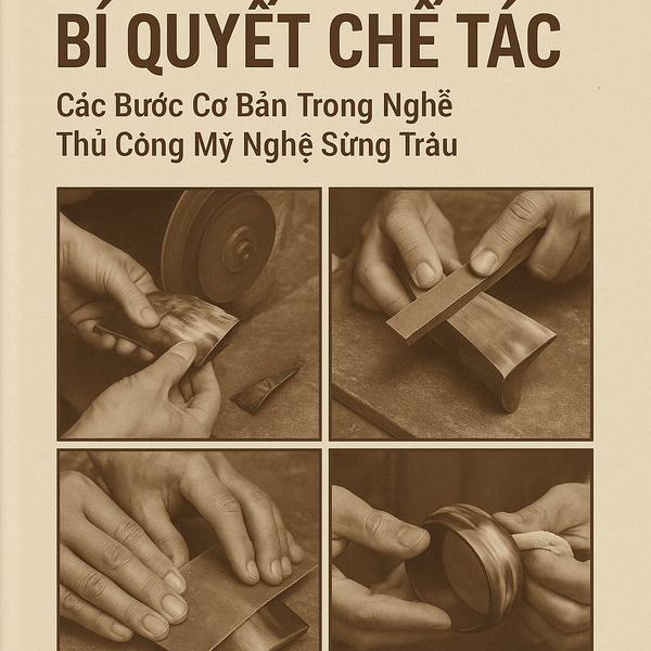 Bí Quyết Chế Tác: Các Bước Cơ Bản Trong Nghề Thủ Công Mỹ Nghệ Sừng Trâu