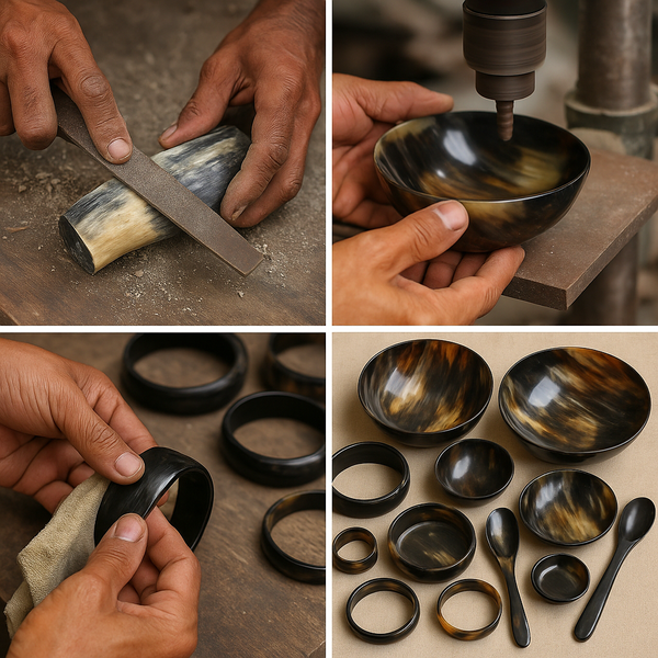 Quy Trình Chế Tác Công Phu Của Đồ Thủ Công Mỹ Nghệ Từ Sừng Trâu