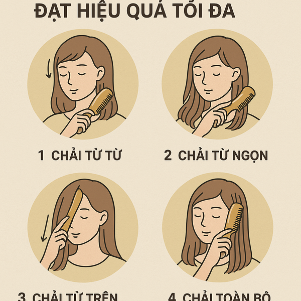 Hướng Dẫn Kỹ Thuật Sử Dụng Lược Sừng Chuôi Khía Đạt Hiệu Quả Tối Đa