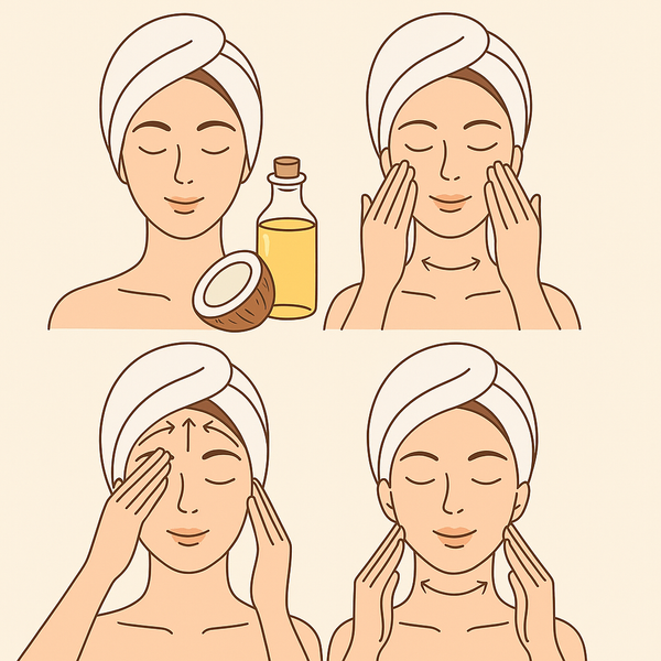 Cách Massage Mặt Bằng Dầu Dừa Đúng Chuẩn Tại Nhà