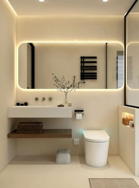 Mẫu gương toilet đẹp