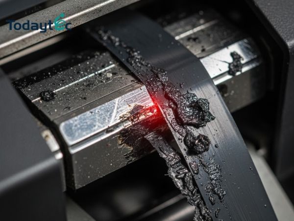 dùng ribbon kém chất lượng