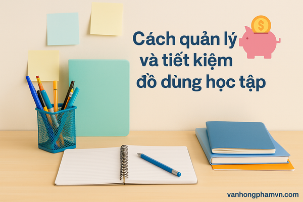 Cách quản lý và tiết kiệm đồ dùng học tập