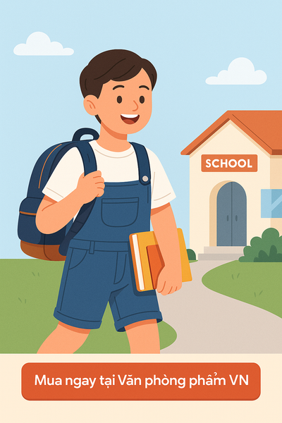 Mua đồ dùng học tập