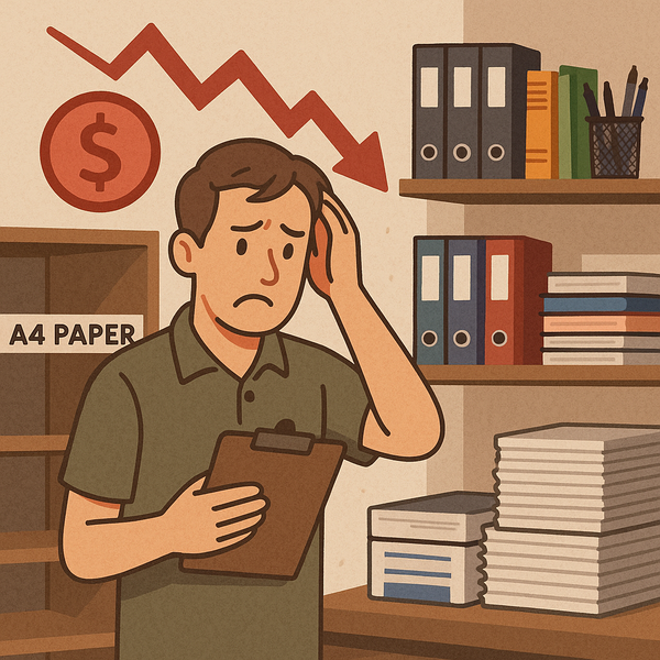 Rủi ro giá & biên lợi nhuận khi kinh doanh văn phòng phẩm
