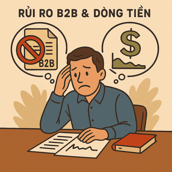 Rủi ro dòng tiền khi kinh doanh văn phòng phẩm