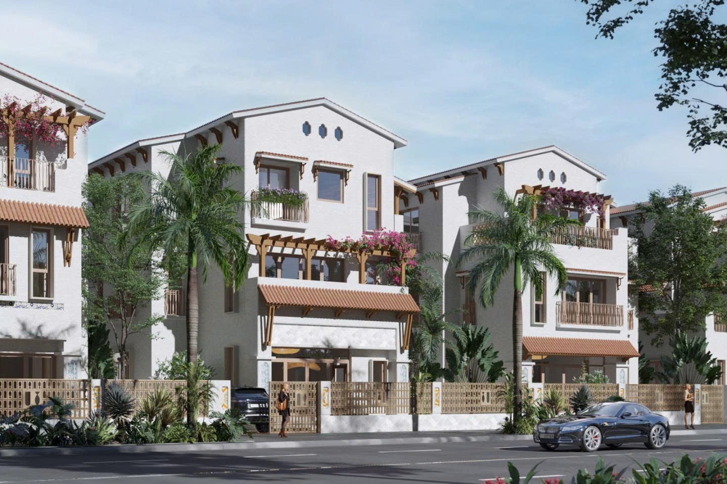 Biệt thự đơn lập Blanca City giai đoạn 2 với kiến trúc độc bản, thiết kế bởi AEDAS