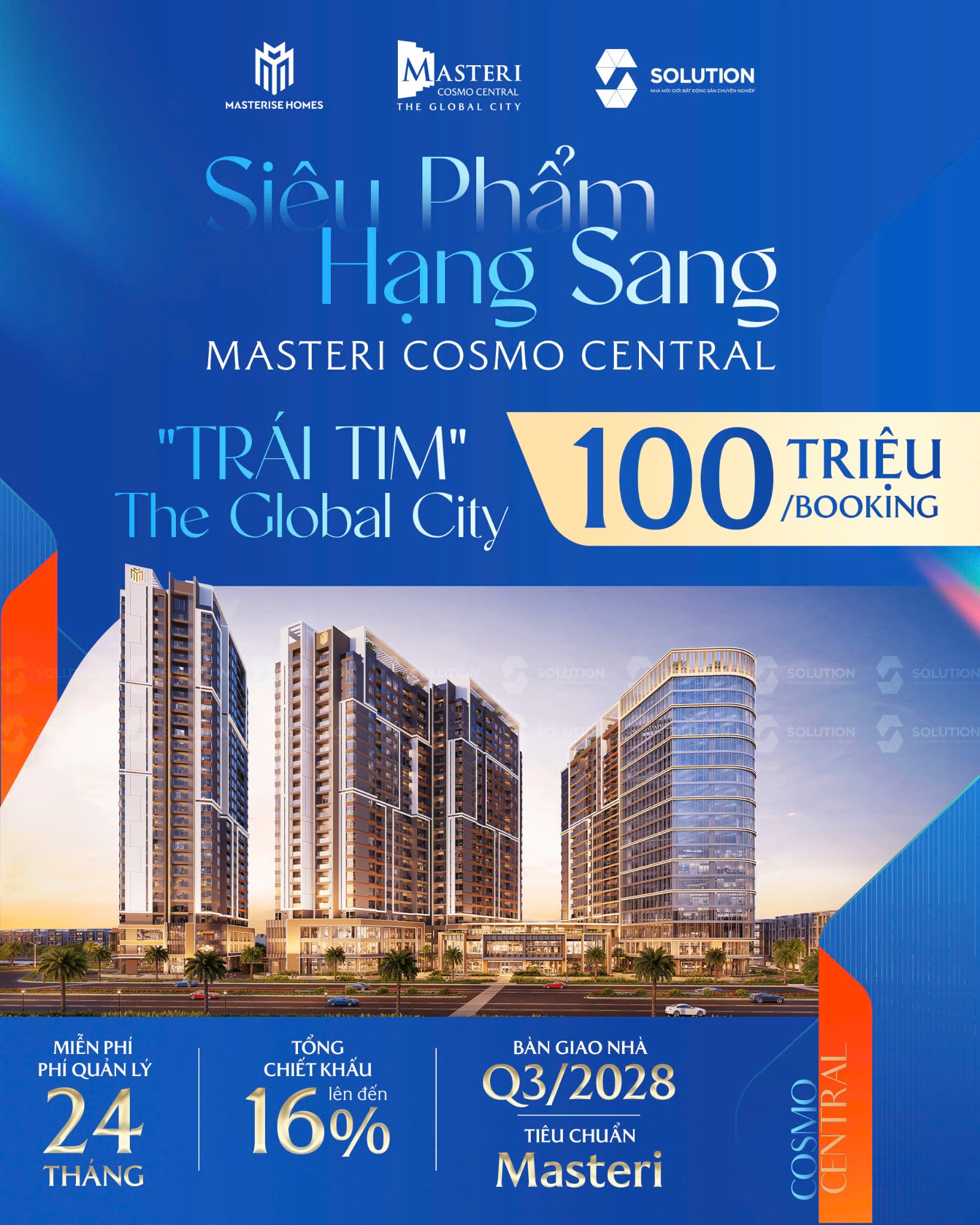 Chính sách thanh toán linh hoạt Masteri Cosmo Central