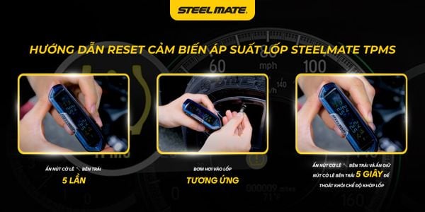 Hướng dẫn cách reset cảm biến áp suất lốp tpms