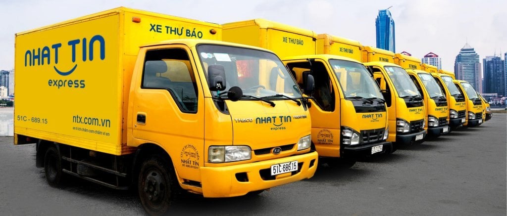 Nhất Tín Logistic với hệ thống xe hiện đại