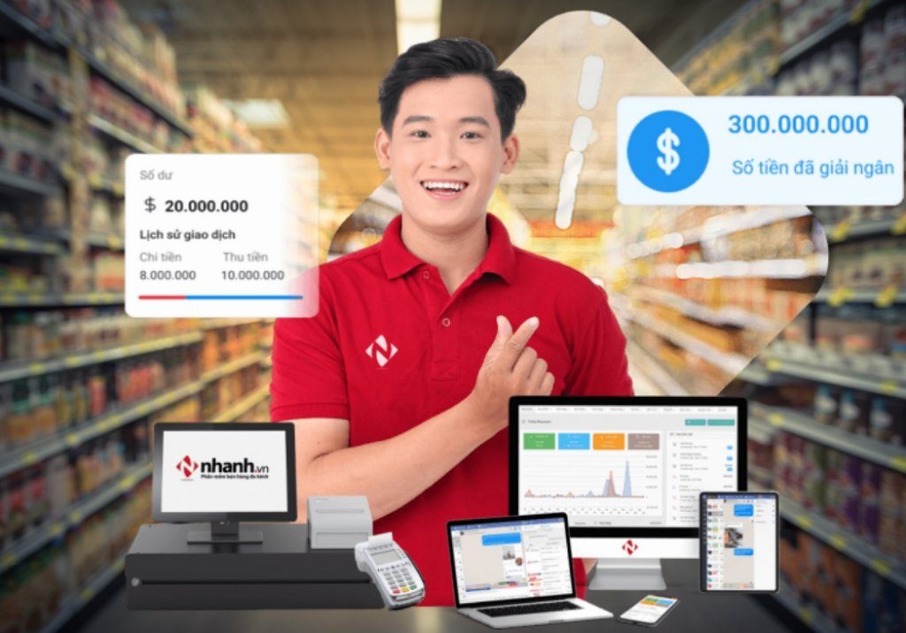 Phần mềm quản lý tạp hóa miễn phí Nhanh.vn