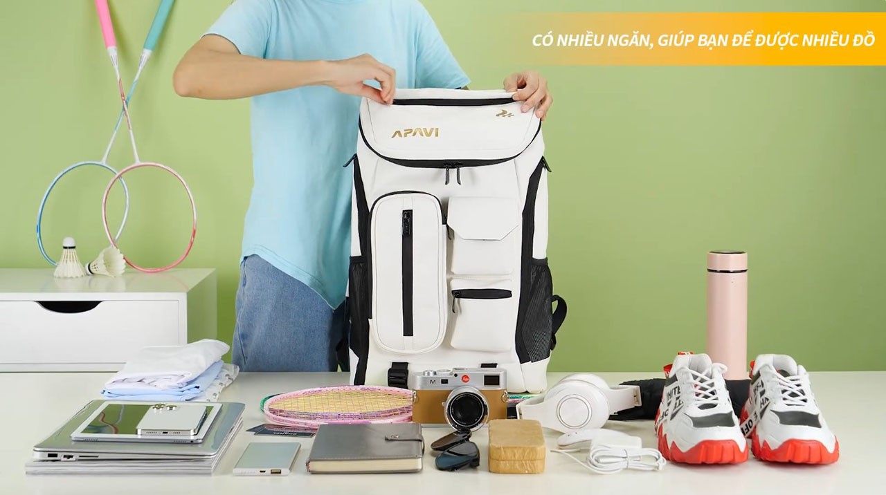 Ba lô đựng vợt cầu lông