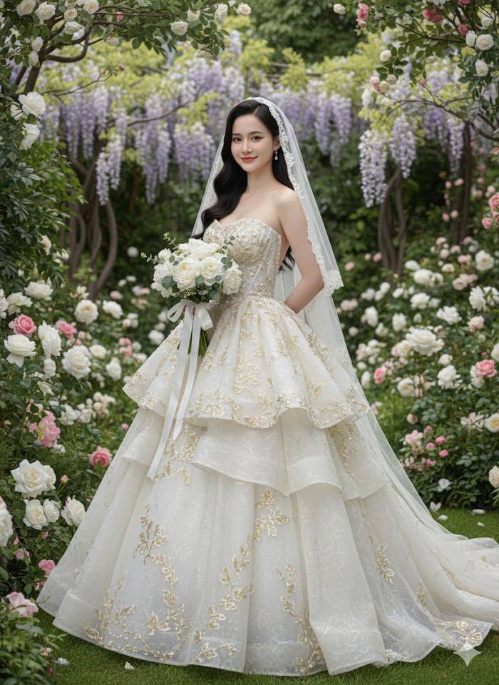 Ảnh 2 - Cô dâu Hàn Quốc trong vườn (kiểu khác)