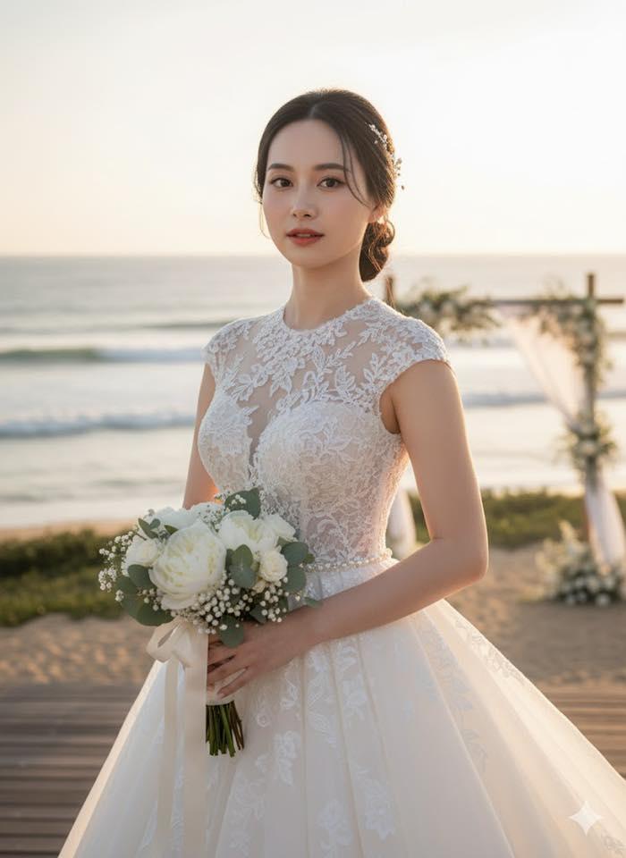 Ảnh 5 - Cô dâu bên bờ biển