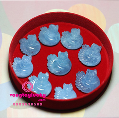 hồ ly đá phong thủy, đeo hồ ly tay nào? tại sao lại đeo hồ ly, hồ ly đeo cổ, hồ ly giá tốt, hồ ly đá mắt hổ, hồ ly 9 đuôi