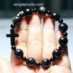 đá núi lửa obsidian, vòng tay phong thủy, mặt phật, vòng tay đá núi lửa obsidian