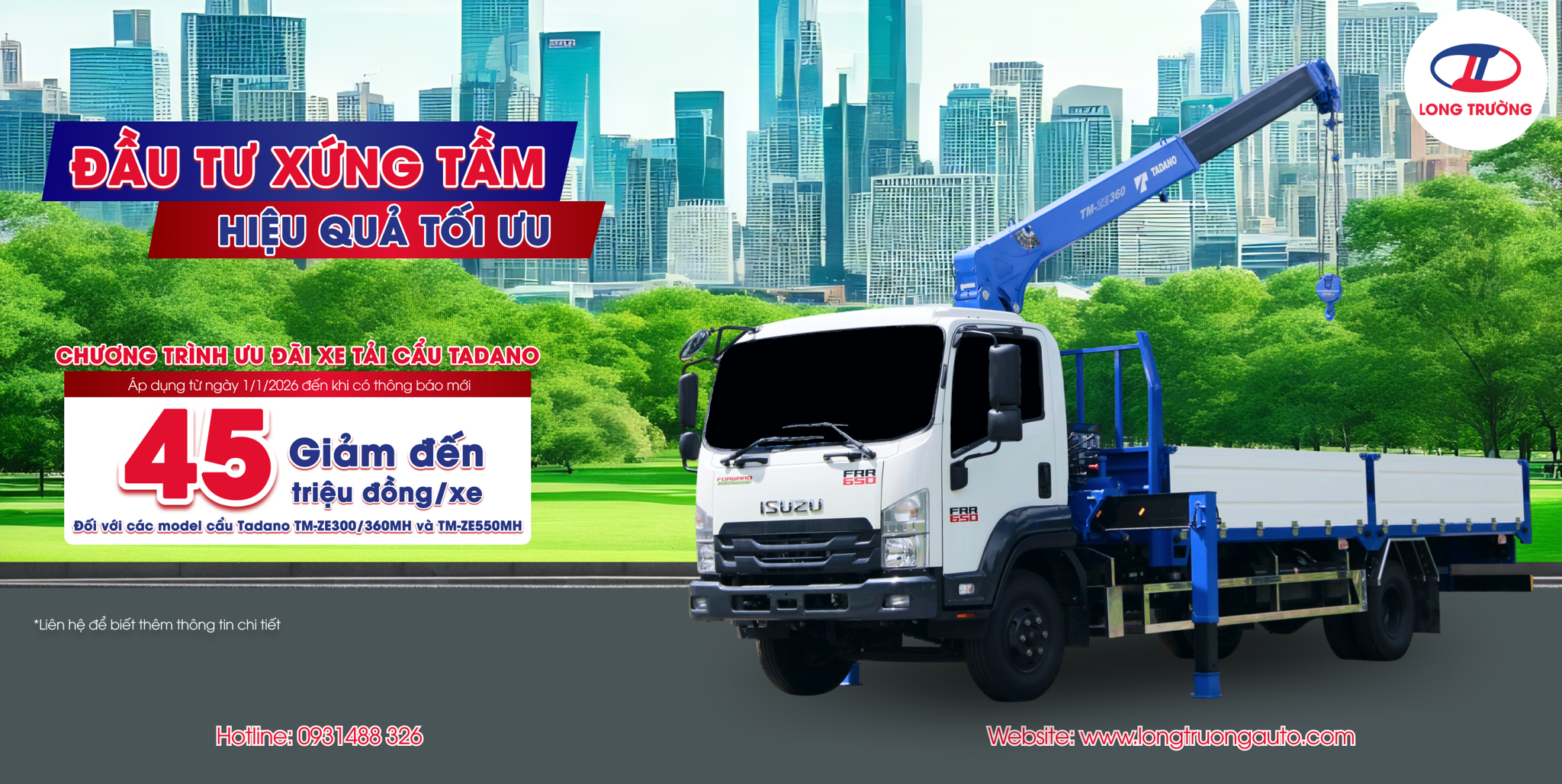 CTKM xe tải cẩu