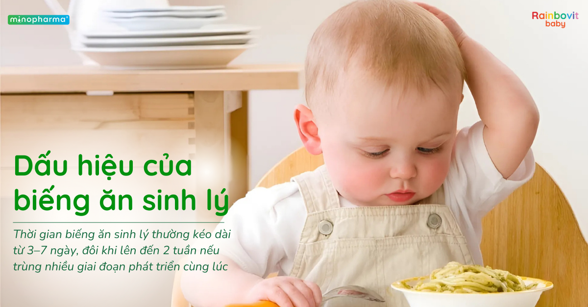 Biếng ăn sinh lý – Khi nào là bình thường, khi nào mẹ cần lưu ý?