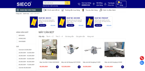 Phân loại các dòng máy cán bột công nghiệp phổ biến nhất 2026