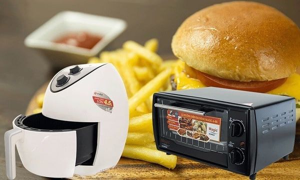 So sánh tổng quan nồi chiên không dầu và lò nướng
